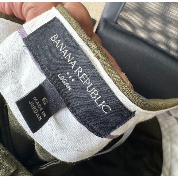 Banana Republic Logan Fit Women’s Dress Pants Size 6 Island Green Bootcut Stretc - Picture 5 of 7